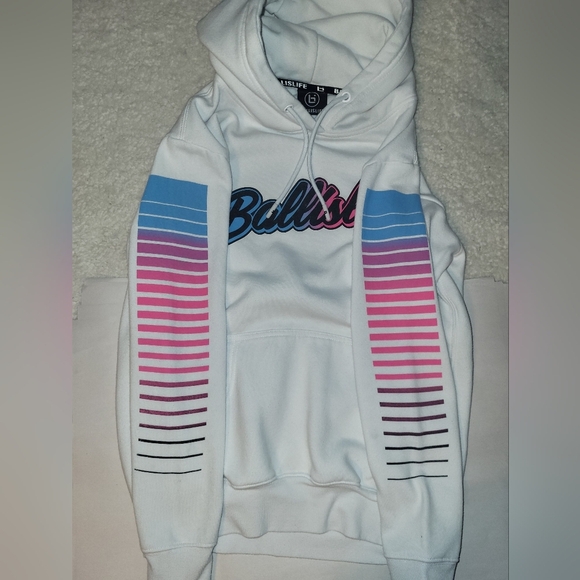 Ballislife Vice City Hoodie Size X Small with Pink and Blue Accents Basketball - Picture 4 of 7